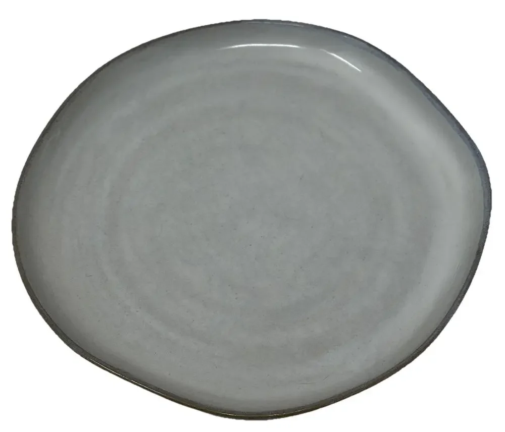 Hearth & Hand with Magnolia Light Grey Stoneware Luncheon Salad Plate 8.5”